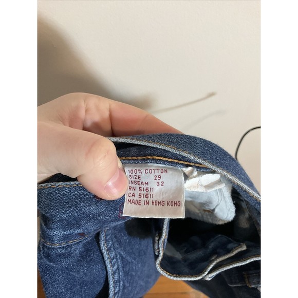 Sergio Valente Women’s 29 X 32 Jeans Vintage High Waist Straight Leg Blue Snap - Picture 6 of 8